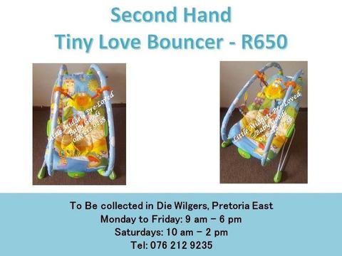 Second Hand Blue Tiny Love Bouncer