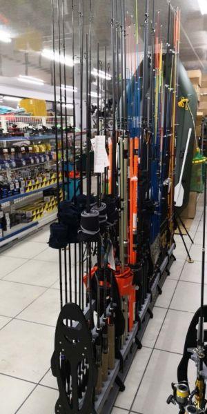 All fishing acceoories. Rods. Reels. Etc