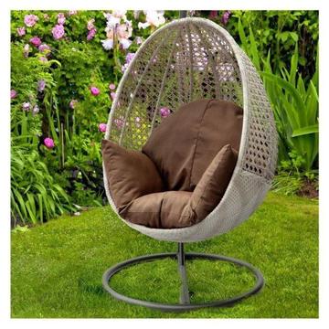 Hanging Egg Chair Brown