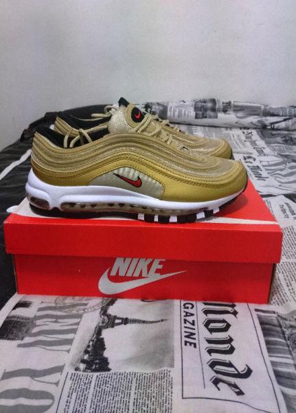 Nike Air max 97 gold reflective for sale. Price reduced!!