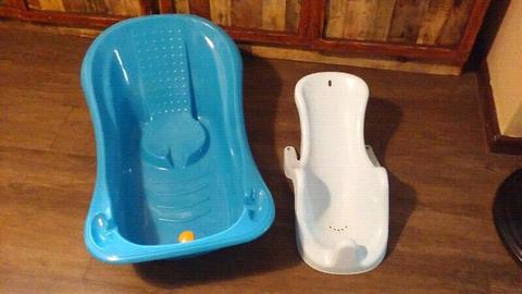 Baby bath and baby safety holder