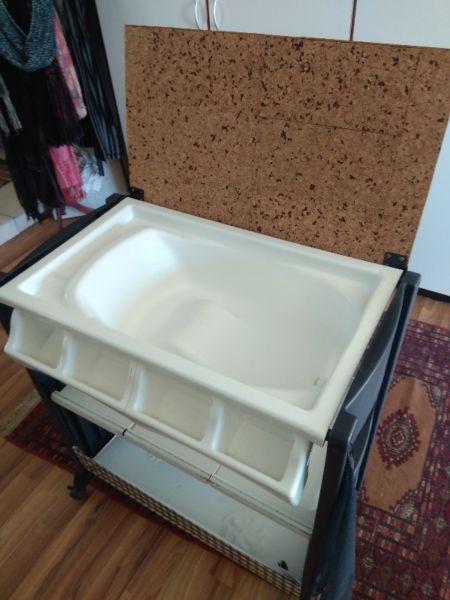 Baby Bath and Changing Table