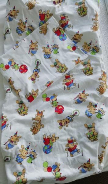 Winter Fiited sheet and pillowcase