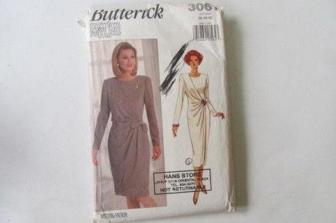 BUTTERICK NO. 3067 - SIZE 12-14-16 - AS PER SCAN