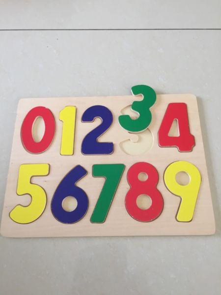 Wooden Puzzle 123456