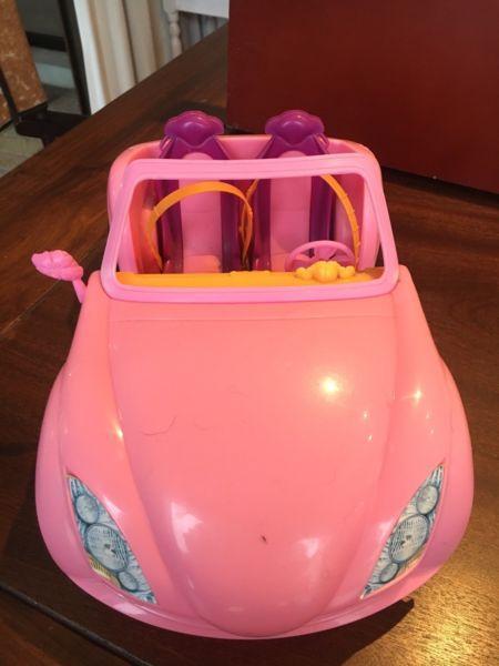 Barbie beetle Car and Barbie accessories