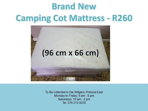Brand New Camping Cot Mattress