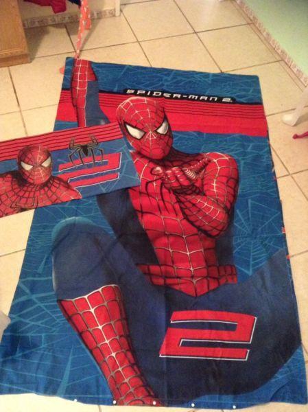 Kids Spider-Man bedding and curtains for sale