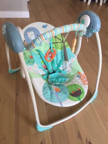 Brights Starts portable baby swing