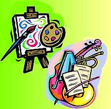 Childrens craft/art and music lessons weekday afternoons and holiday packages