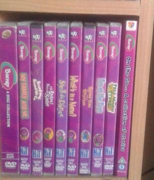 Selection of Barney DVD'S