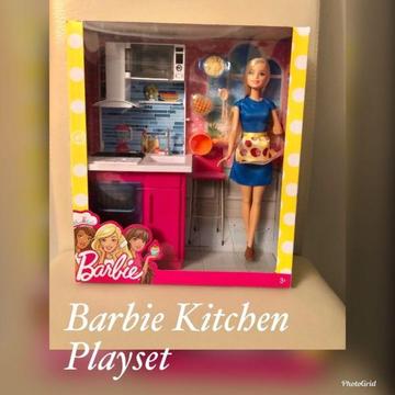 Barbie Kitchen Playset - Brand New