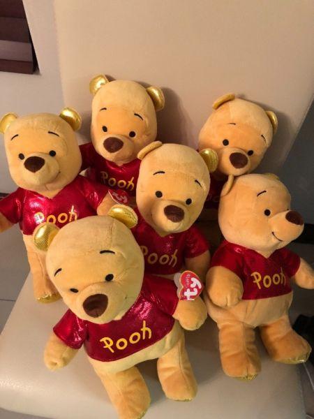 Sparkle Winnie the Pooh Plush - Brand New
