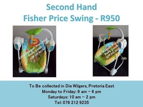 Second Hand Fisher Price Swing