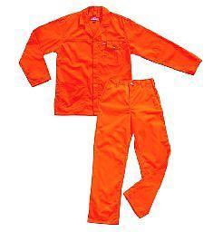 Orange Overall;orange contisuits;Orange Jump suits;orange dust coats;orange boiler suits on special
