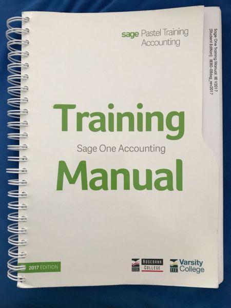 Pastel Training Accounting SAGE 1 Accounting Manual IIE