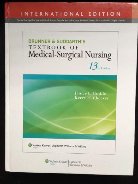 Brunner & Suddarth's Medical-Surgical Nursing 13th Edition