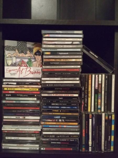 Rock music CD collection