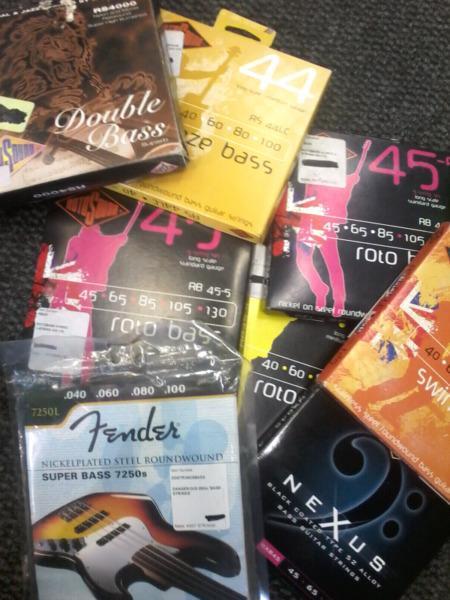 BASS STRINGS by *●ROTO SOUND●* & Fender...new old stock ...great saving!