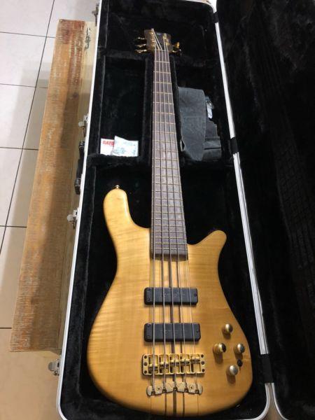 Warwick Streamer 5 Stage 1 Pro series though-neck bass Guitar