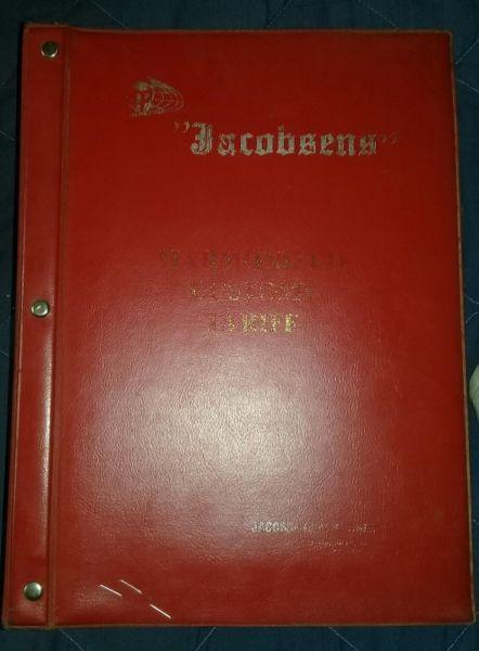 Jacobsens Harmonized Customs tarriff book