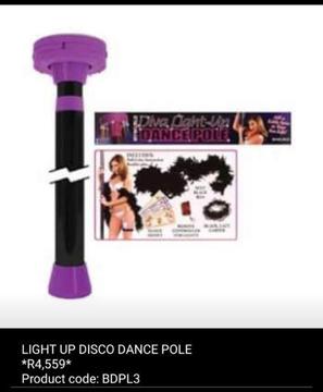 DIY Dance Pole with Disco Lights on SPECIAL!