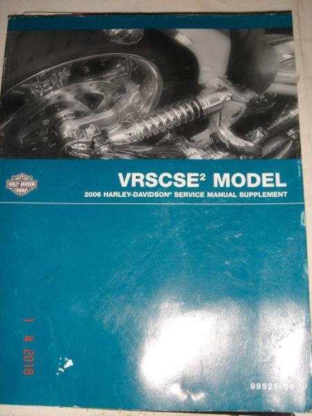 Harley Davidson , service manual for model 2006 VRSCSE2