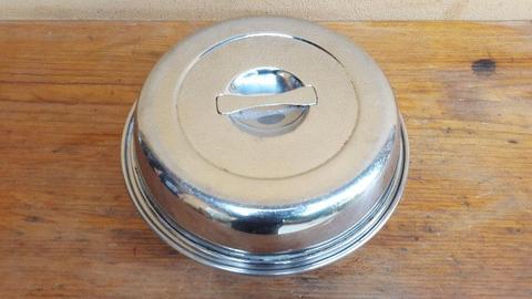 Lovely old stainless steel serving dish