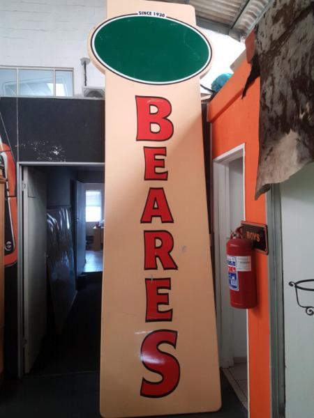 Big old Bears shop sign