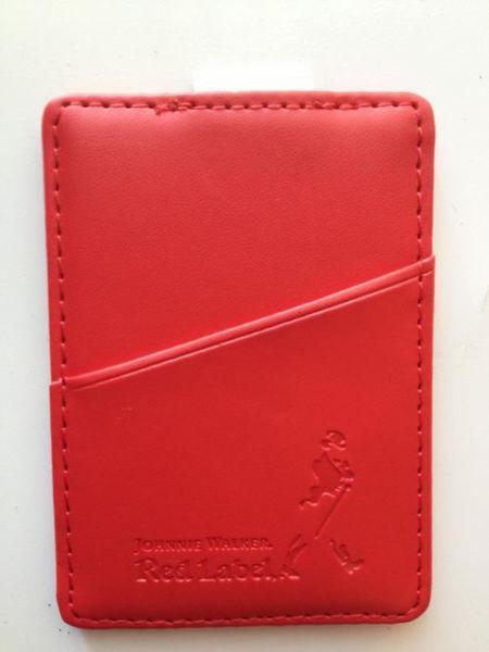 Limited Edition Johnnie Walker Red Leather Wallet with Chrome Money Clip