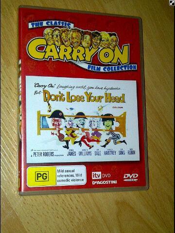 THE CLASSIC CARRY ON DONT LOSE YOUR HEAD - NEW DVD - SID JAMES & KENNETH WILLIAMS