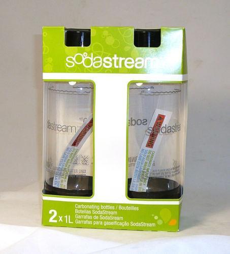 Twin pack of Sodastream bottles (2 X 1Litre Bottles) New Gen BRAND NEW