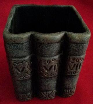 Vintage ceramic vase in shape of set of 3 books