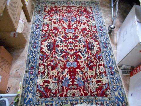 NAIN PERSIAN SILK CARPET - GENUINE PLUS OTHER COLLECTABLES