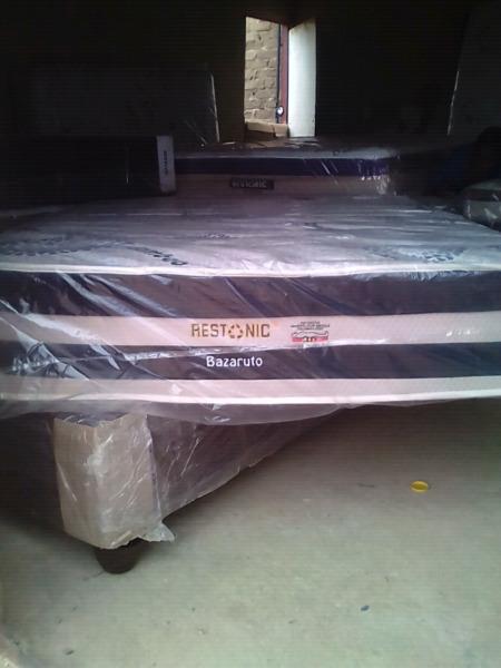 Restonic and bamboo base sets for sale