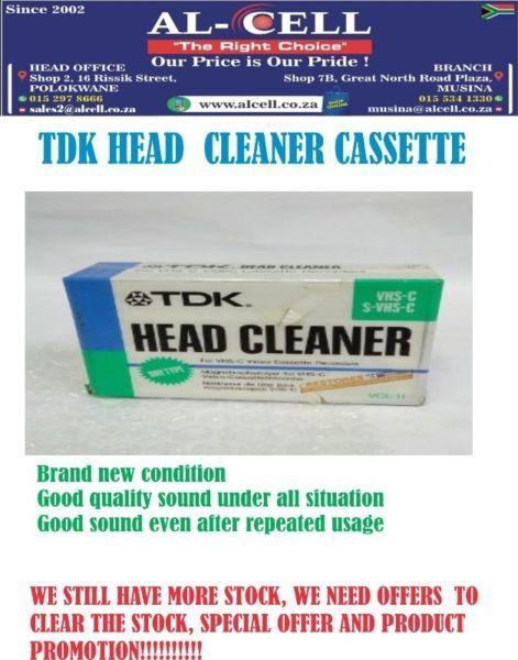 TDK HEAD CLEANER CASSETTE