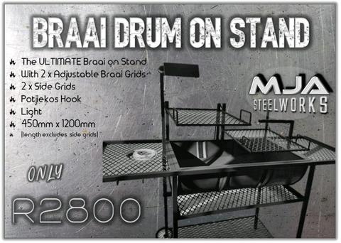 Braai Drum and accessories for R2800!