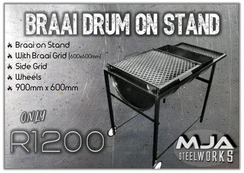 Braai Drum and accessories for R1200!