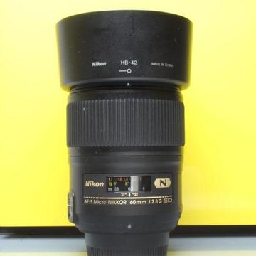 Nikon 60mm f2.8 G ED NANO Micro prime lens