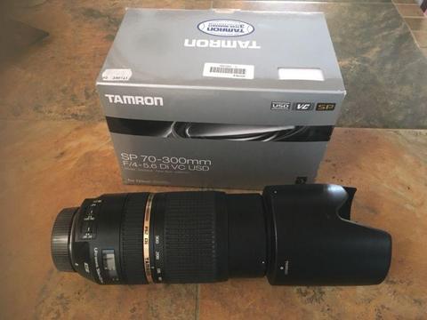 Tamron SP 70-300mm f/4-5.6 Di VC USD Lens