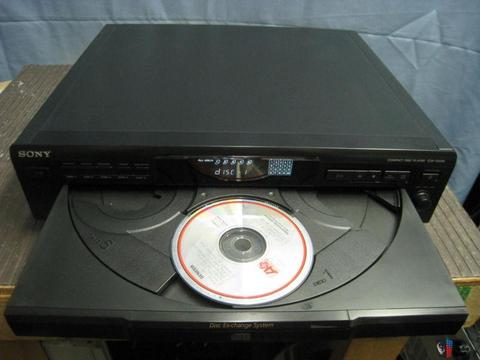 Sony CD Player 5 Disc Carousel CDP CE235 Multi CD Changer Disc Exchange System
