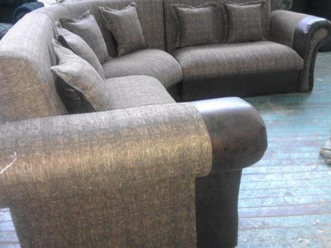 New curved sofas