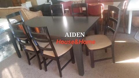 ✔ STUNNING Aiden 6 Seater Dining Room Suite