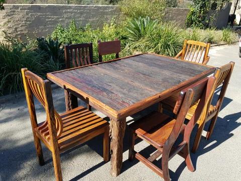 Patio or dining table and chairs