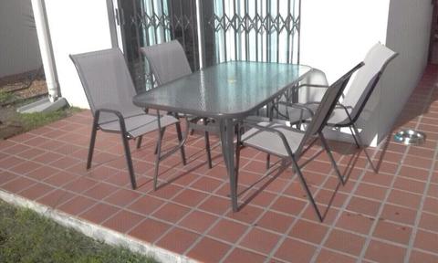 Patio set ::: 6 seater ::: table outdoor ::: almost new ::: 6 chairs
