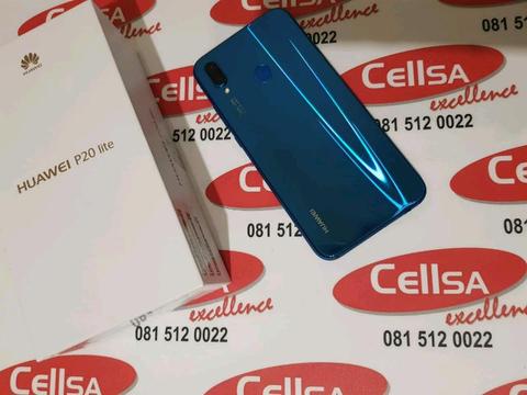 Huawei P20 Lite BLUE - BRAND NEW - CellSA Original