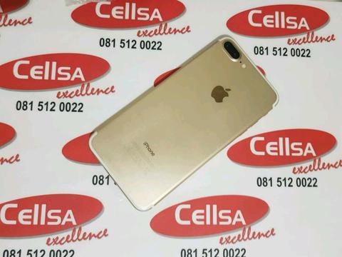 Iphone 7 PLUS 128g Gold SPOTLESS - CellSA Original