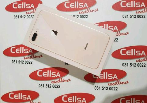 Iphone 8 PLUS 64g Gold BRAND NEW SEALED - CellSA Original