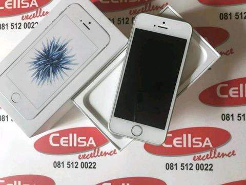 Iphone SE 32g Silver SPOTLESS CONDITION - CellSA Original