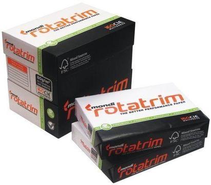 PAPER ROTATRIM A4 (BOX OF 5 REAMS) WHITE 80GSM (500 SHEETS)
